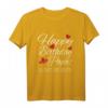Happy Birthday Papa T-Shirt - Persönliches Geburtstagsgeschenk mit Glückwunsch für den besten Papa