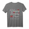 Happy Birthday Papa T-Shirt - Persönliches Geburtstagsgeschenk mit Glückwunsch für den besten Papa