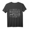 Basset Dad Lustiges Hund Papa T-Shirt - Perfektes Vatertags- und Geburtstagsgeschenk für Hundeliebhaber und Basset Hound Fans