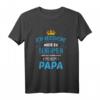 Ich versuche mich zu benehmen aber ich komme nach Papa T-Shirt – Lustige Geschenkidee für Kinder und Jungen für Familienfeiern
