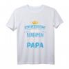 Ich versuche mich zu benehmen aber ich komme nach Papa T-Shirt – Lustige Geschenkidee für Kinder und Jungen für Familienfeiern