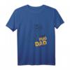 Herren Mops Papa T-Shirt - Best Pug Dad Ever, Geschenk für Mops-Liebhaber zum Geburtstag, Vatertag & Weihnachten