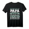 Ich bin stolzer Papa einer fantastischen Tochter - Lustiges Vatertag T-Shirt für Väter mit Humor als Geburtstags- oder Familienfest-Geschenk