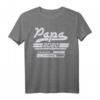 Herren Werdender Papa 2020 Geschenk - Papi Loading Ladebalken T-Shirt mit Kinderwagen für zukünftige Väter