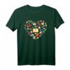 Book Lover Heart Shape Cute Reading Gift Librarian Bookworm T-Shirt – Perfektes Geschenk für Buchliebhaber, Bibliothekare & Lesefans an Weltlesetagen