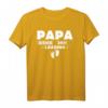 Herren Papa 2021 Loading Werdender Vater Schwanger Vatertag T-Shirt – Originelles Geschenk für werdende Väter und Familienmitglieder