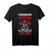Feuerwehr Papa T-Shirt - Lustiges Vatertag & Geburtstagsgeschenk für Feuerwehrpapi, Väter & Opas