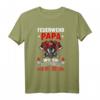 Feuerwehr Papa T-Shirt - Lustiges Vatertag & Geburtstagsgeschenk für Feuerwehrpapi, Väter & Opas