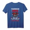 Feuerwehr Papa T-Shirt - Lustiges Vatertag & Geburtstagsgeschenk für Feuerwehrpapi, Väter & Opas