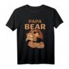Papa Bär Bärenliebhaber T-Shirt – Lustiges Tier-Design für Bären- und Tierfreunde, ideales Geschenk zu Weihnachten & Geburtstag