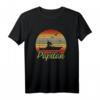 Herren Papitän Retro Vintage T-Shirt mit Yacht - Perfektes Geschenk für Seemänner & Vatertag