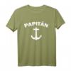 Herren Papitän Papi Vater Kapitän T-Shirt – Lustiges Geschenk für Väter, Familien & Heimwerker zum Geburtstag, Vatertag & Weihnachten