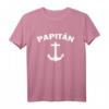 Herren Papitän Papi Vater Kapitän T-Shirt – Lustiges Geschenk für Väter, Familien & Heimwerker zum Geburtstag, Vatertag & Weihnachten