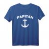 Herren Papitän Papi Vater Kapitän T-Shirt – Lustiges Geschenk für Väter, Familien & Heimwerker zum Geburtstag, Vatertag & Weihnachten