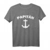 Herren Papitän Papi Vater Kapitän T-Shirt – Lustiges Geschenk für Väter, Familien & Heimwerker zum Geburtstag, Vatertag & Weihnachten