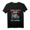 Kinder Kindergarten 2021 Ich Komme! Polizist Polizei T-Shirt – Lustiges Geburtstagsgeschenk für Jungen und Mädchen, ideal zum ersten Kindergartentag