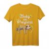 Faultier Schwangerschaft T-Shirt Geschenk für Schwangere Frau & werdenden Vater - Lustiges Baby Bauch T-Shirt für Babypartys & Überraschungen
