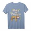 Faultier Schwangerschaft T-Shirt Geschenk für Schwangere Frau & werdenden Vater - Lustiges Baby Bauch T-Shirt für Babypartys & Überraschungen