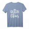 Queen of Chaos – Humorvolles Muttertag Mom Geschenk T-Shirt für Mütter, Oma & Stiefmütter | Lustiges Familien-Mutter Design