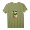 Lustiges Kaktus T-Shirt mit Sonnenbrille - Witziges Pflanzenmotiv im Comic-Stil für Kakteen- und Pflanzenliebhaber, perfekte Geschenkidee