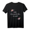 Beste Schwiegertochter Der Welt T-Shirt - Blumiges Geschenk mit rosa Blume für Geburtstag oder Weihnachten