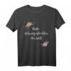 Beste Schwiegertochter Der Welt T-Shirt - Blumiges Geschenk mit rosa Blume für Geburtstag oder Weihnachten
