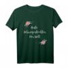 Beste Schwiegertochter Der Welt T-Shirt - Blumiges Geschenk mit rosa Blume für Geburtstag oder Weihnachten