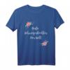 Beste Schwiegertochter Der Welt T-Shirt - Blumiges Geschenk mit rosa Blume für Geburtstag oder Weihnachten