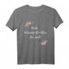 Beste Schwiegertochter Der Welt T-Shirt - Blumiges Geschenk mit rosa Blume für Geburtstag oder Weihnachten