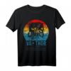 VATHOR Wie ein Vater nur viel Mächtiger Vatertag Vintage T-Shirt – Lustiges Superhelden Design für Papa & Sohn, Partnerlook & Geschenkidee