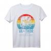 VATHOR Wie ein Vater nur viel Mächtiger Vatertag Vintage T-Shirt – Lustiges Superhelden Design für Papa & Sohn, Partnerlook & Geschenkidee