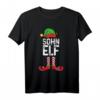 Sohn Elf Weihnachten Weihnachtsmann T-Shirt – Lustiges Partnerlook für die Weihnachtszeit & Geschenkidee für Söhne