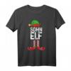 Sohn Elf Weihnachten Weihnachtsmann T-Shirt – Lustiges Partnerlook für die Weihnachtszeit & Geschenkidee für Söhne
