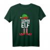 Sohn Elf Weihnachten Weihnachtsmann T-Shirt – Lustiges Partnerlook für die Weihnachtszeit & Geschenkidee für Söhne