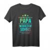 Herren Stolzer Papa eines coolen Sohns - Lustiges Geschenk T-Shirt für Geburtstag & Weihnachten