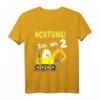 Kinder Bagger Baustelle Fahrzeuge T-Shirt zum 2. Geburtstag – Lustiges Geschenk für Jungen und Mädchen ab 2 Jahren