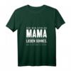 Damen Mama Sohn Geburtstag Geschenk - Stolze Mutter Spruch Lustiges T-Shirt mit V-Ausschnitt für Mutter und Sohn
