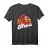 THEO - Cooler Jungsname mit TREX Dino T-Shirt, tolles Geschenk für Dino- und Dinosaurierfans zum Geburtstag, Weihnachten & Namenstag