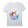 Kinder Geburtstagsshirt 7 Jahre Mädchen & Jungen - Einhorn Geschenk T-Shirt für den Geburtstagsfeier