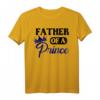 Herren Vater Sohn T-Shirt Partnerlook – Father Of A Prince Shirt für Familienfeiern, Vatertag & besondere Anlässe