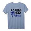 Herren Vater Sohn T-Shirt Partnerlook – Father Of A Prince Shirt für Familienfeiern, Vatertag & besondere Anlässe
