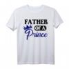 Herren Vater Sohn T-Shirt Partnerlook – Father Of A Prince Shirt für Familienfeiern, Vatertag & besondere Anlässe