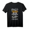 Herren Ich bin stolzer Vater einer ungeheuer fantastischen Tochter T-Shirt – Lustiges Familien Geschenk für Geburt, Baby Shower, Vatertag & Muttertag