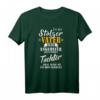 Herren Ich bin stolzer Vater einer ungeheuer fantastischen Tochter T-Shirt – Lustiges Familien Geschenk für Geburt, Baby Shower, Vatertag & Muttertag