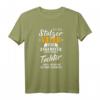 Herren Ich bin stolzer Vater einer ungeheuer fantastischen Tochter T-Shirt – Lustiges Familien Geschenk für Geburt, Baby Shower, Vatertag & Muttertag