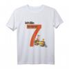 Kinder Geburtstagsshirt 7 Jahre Junge mit Lokomotive - Eisenbahn Motiv für den besonderen Tag & Geburtstag Geschenk