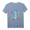 Kinder 3. Geburtstag Shirt mit Rakete - Lustiges Weltraum T-Shirt für Jungen, ideales Geschenk für den Geburtstag und Kinderfeiern