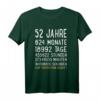 52 Jahre Junge Mann Frau Geburtstag T-Shirt - Lustiges Geschenk für den 52. Geburtstag, perfekt für Feier und Party