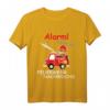 Kinder ALARM FEUERWEHR NACHWUCHS T-Shirt mit Feuerwehrauto und Feuerwehrmann Motiv – Perfektes Geschenk für kleine Feuerwehrfans zu Geburtstag, Weihnachten & Ostern