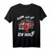 Kinder Feuerwehrmann T-Shirt zum 5. Geburtstag mit Feuerwehrauto - Lustiges Geschenk für kleine Feuerwehr-Fans